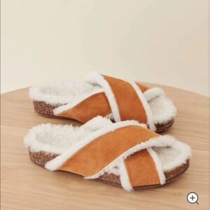 NWOT Jenni Kayne shearling lined sandals